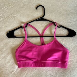 Lululemon Hot Pink Sports Bra Size 2